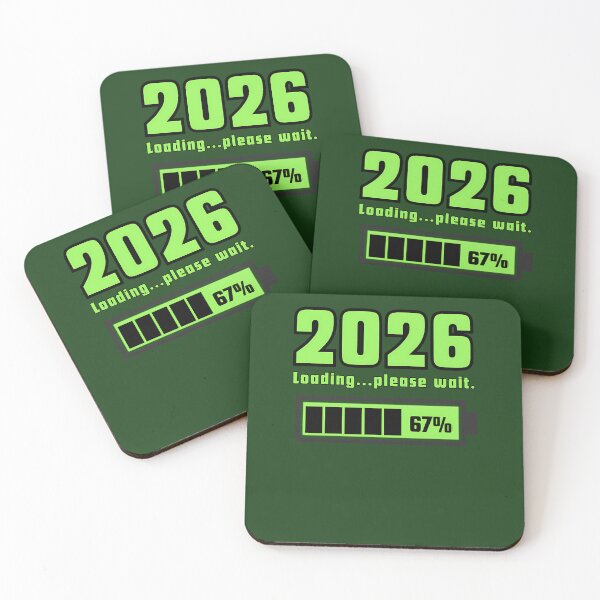 Item preview, 2026 Loading Shirt  Funny New Year Progress Bar Design - 67 94 designed and sold by joycehwang.