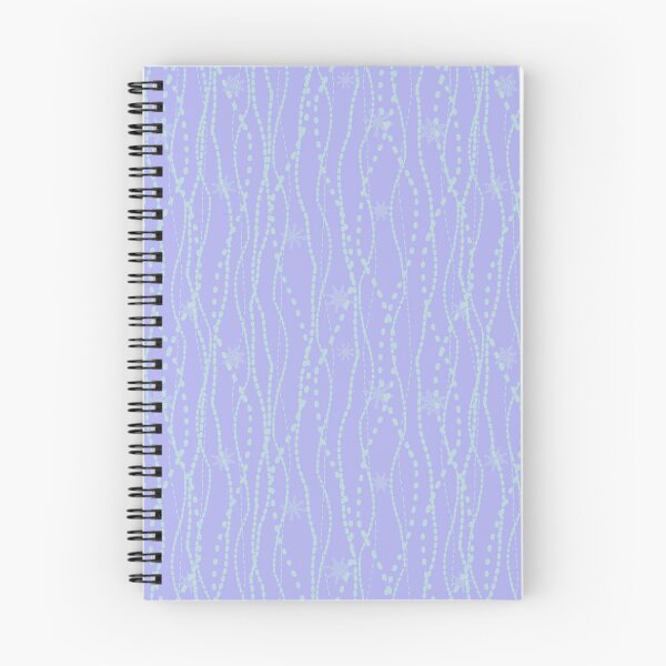 Item preview, snowflakes falling - frosted lace - blue purple designed and sold by Stephanie Fiona Design.