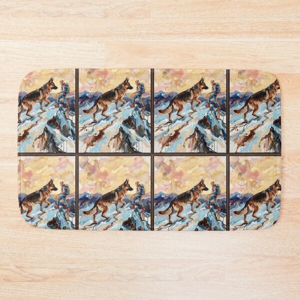 Item preview, German Shepherd Mountain Rescue designed and sold by PictoVibe.