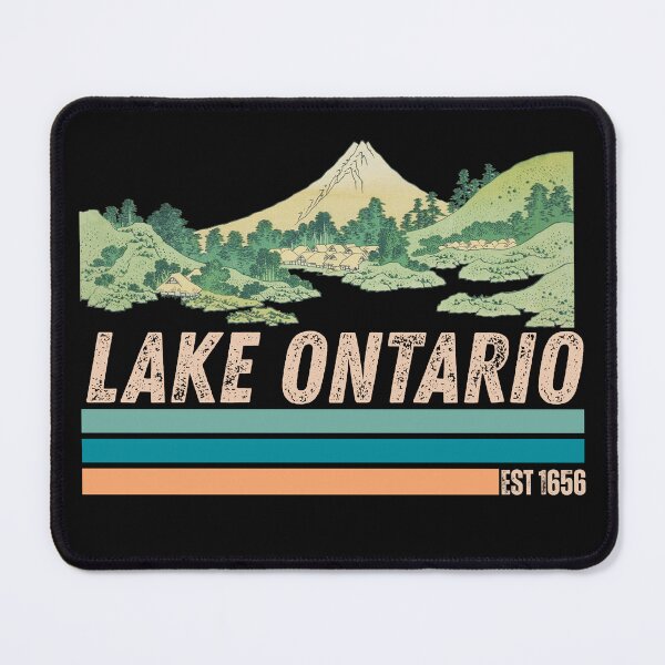 Item preview, Lake Ontario Lake America EST 1656 Retro Stripe for Men Women  designed and sold by first-shirt ⭐ ⭐ ⭐ ⭐ ⭐.