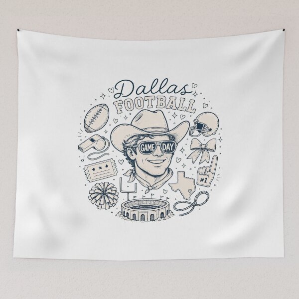 Item preview, Texas Football Fan Game Day Cowboy  designed and sold by ArethaPieph.