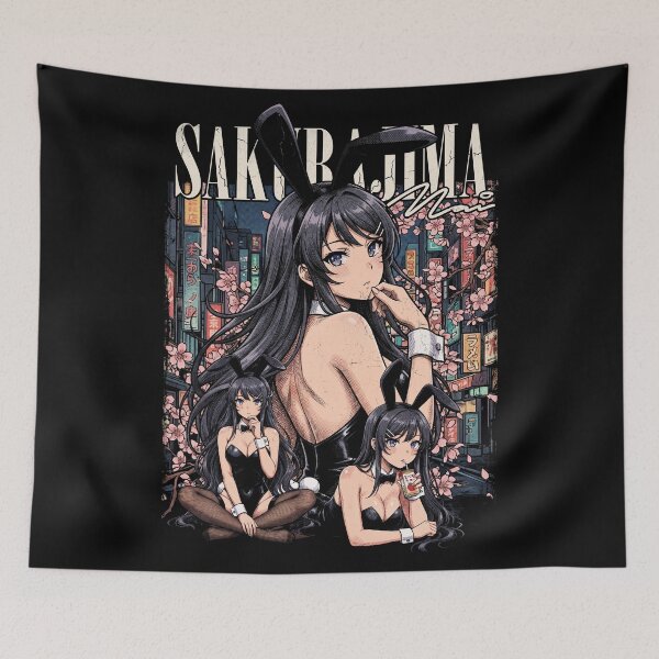 Item preview, Mai Sakurajima Vintage Bootleg designed and sold by MadShroomPrints.