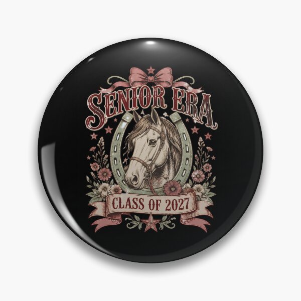 Item preview, Senior Era Class of 2027 Horse Girl Western Floral Graduation designed and sold by CalmDownZone ⭐️⭐️⭐️⭐️⭐️.