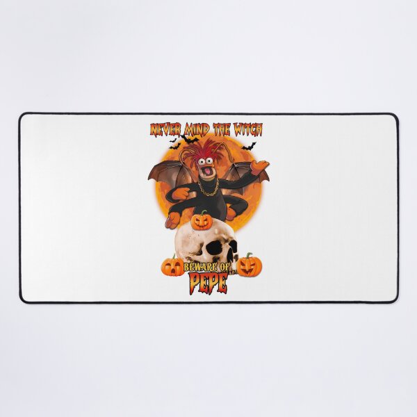 Item preview, Never Mind The Witch Beware Of Pepe The King Prawn Halloween designed and sold by RakeshPatelArt.