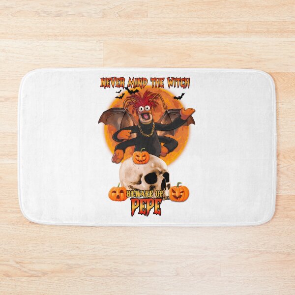 Item preview, Never Mind The Witch Beware Of Pepe The King Prawn Halloween designed and sold by RakeshPatelArt.