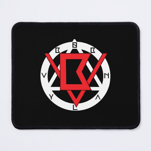 Item preview, Bob Vylan Duo Red Lettering Circle Star Symbol designed and sold by kryza-design.