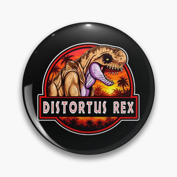 Item preview, sunrise distortus rex jurassic logo rebirth drex dinosaurs  designed and sold by Blck-Acid-Devil.