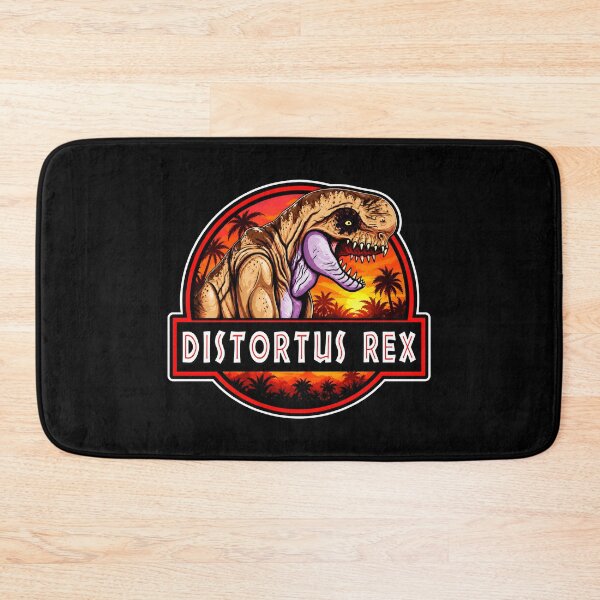 Item preview, sunrise distortus rex jurassic logo rebirth drex dinosaurs  designed and sold by Blck-Acid-Devil.