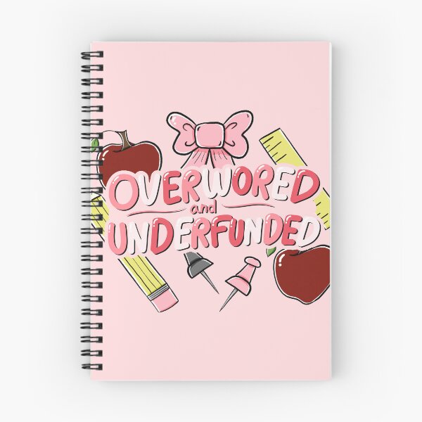 Item preview, Overworked and Underfunded  designed and sold by KaleyKartoons.