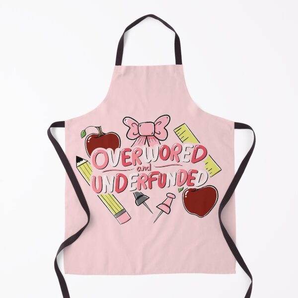 Item preview, Overworked and Underfunded designed and sold by KaleyKartoons.