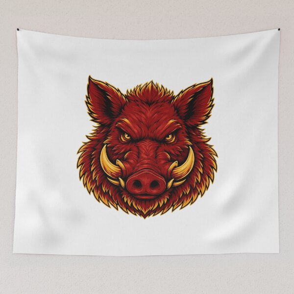 Item preview, Fierce Wild Boar Head Animal  designed and sold by ArethaPieph.