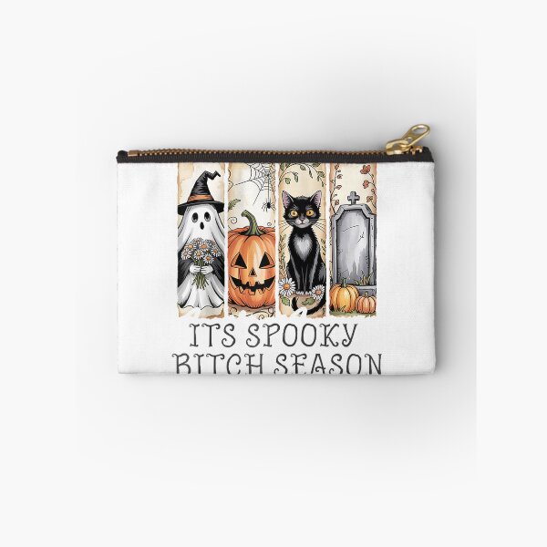 Item preview, Move Over Hot Girl Summer It's Spooky Season Halloween Raglan Baseball Tee designed and sold by Magoya Store ⭐⭐⭐⭐⭐.