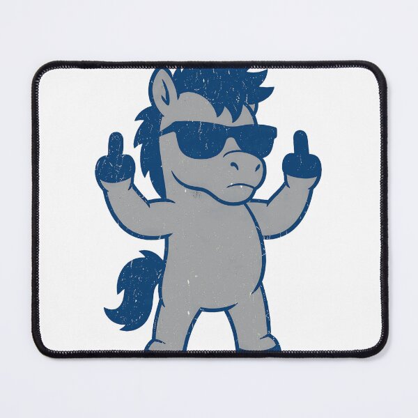 Item preview, Funny Horse Middle Finger Sunglasses Retro Design designed and sold by SariahSteng.