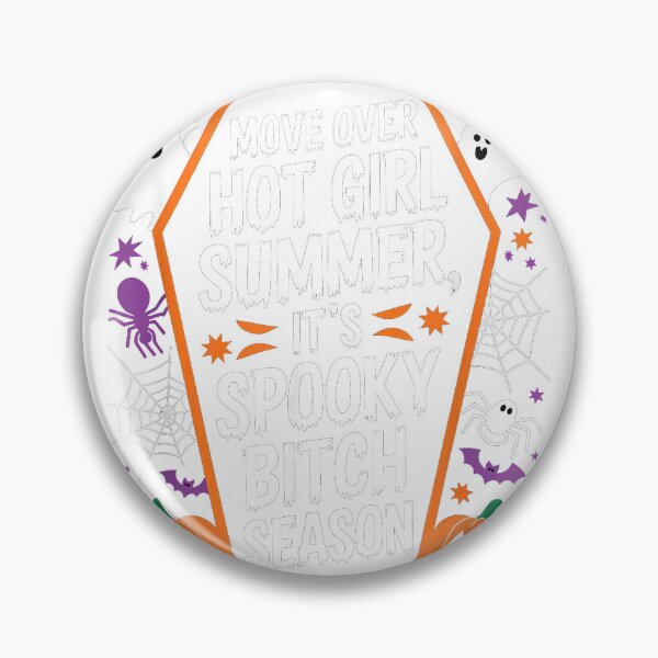 Item preview, Move Over Hot Girl Summer Its Spooky Season T-Shirt designed and sold by JJLetterDesigns.