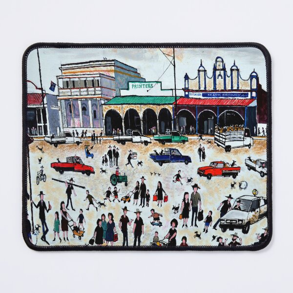Item preview, Pittsworth Queensland Country Town Street Scene Acrylic Painting designed and sold by Al Benge - NZ & Australian Art.