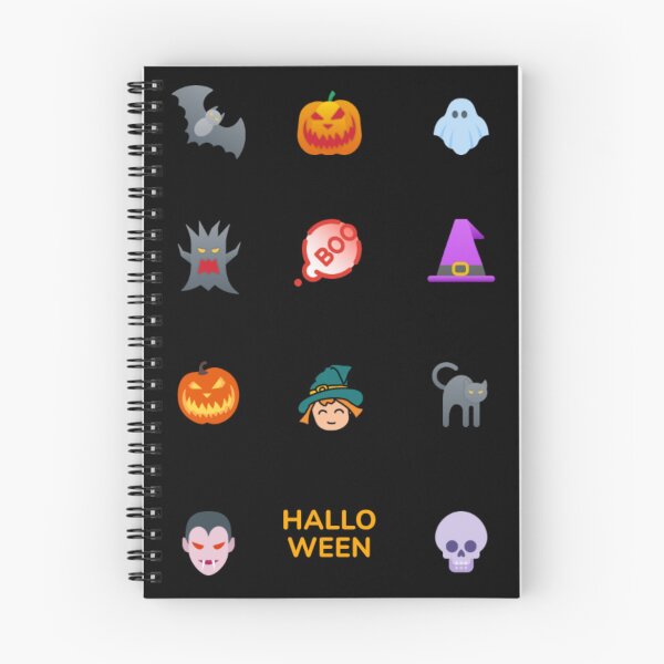 Item preview, Cute Halloween Emoji Sticker Pack - Spooky Autumn Icons designed and sold by Yasmine Mohammed.