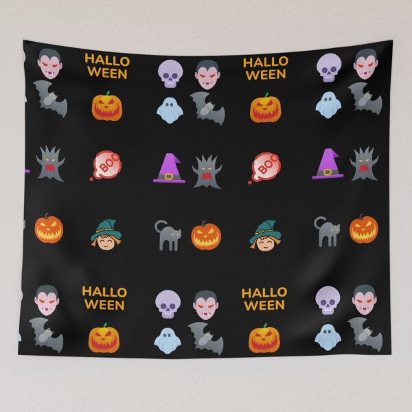 Item preview, Cute Halloween Emoji Sticker Pack - Spooky Autumn Icons designed and sold by Yasmine Mohammed.