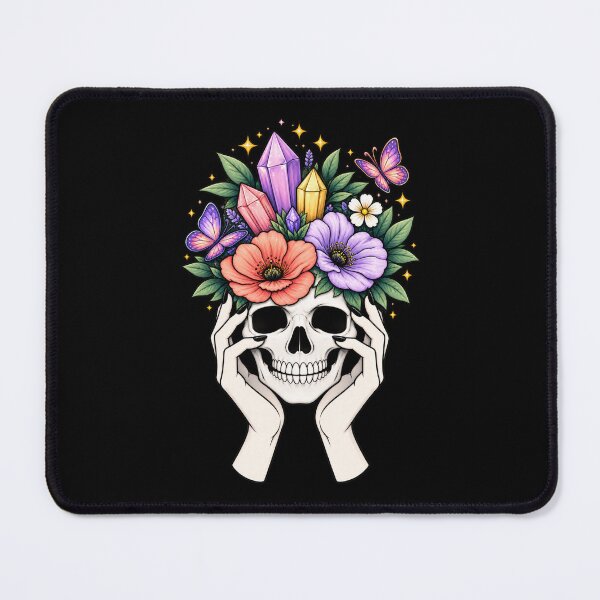 Item preview, Skull - Floral  Witchy Art designed and sold by Kaurisdigital.