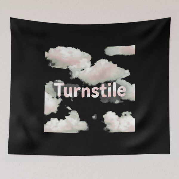 Item preview, Soft Pink Cloud Pattern Turnstiklepink Logo designed and sold by apamictryArt.