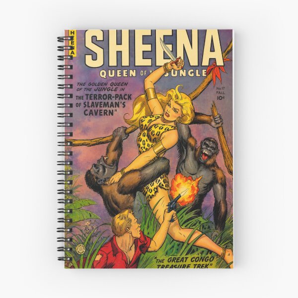 Item preview, Sheena Queen of the Jungle Wall Art, Vintage Jungle Comic Book Cover, Retro Adventure Print designed and sold by RickE.