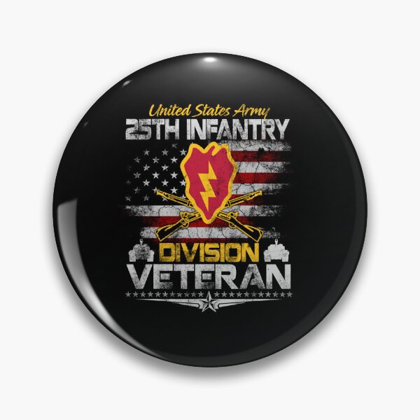 Item preview, 25th Infantry Division Veteran Patriotic Flag and Crossed Rifles Graphic designed and sold by Osstaramilua.