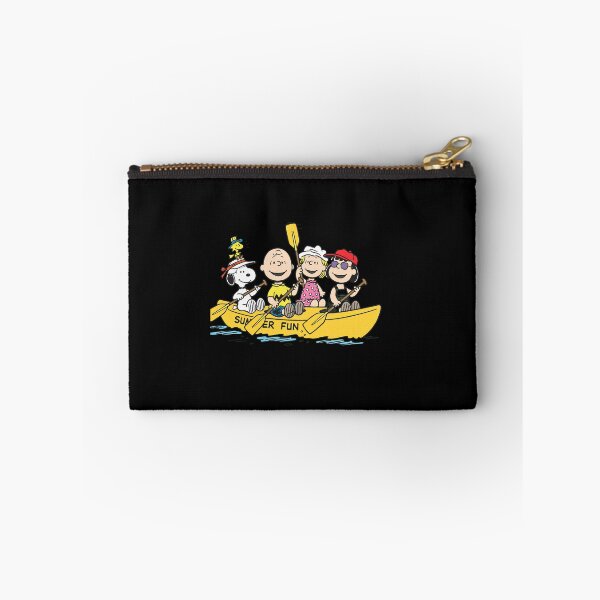 Item preview, Charlie Brown Snoopy Lucy Woodstock Kayaking Canoe Trip designed and sold by apamictryArt.