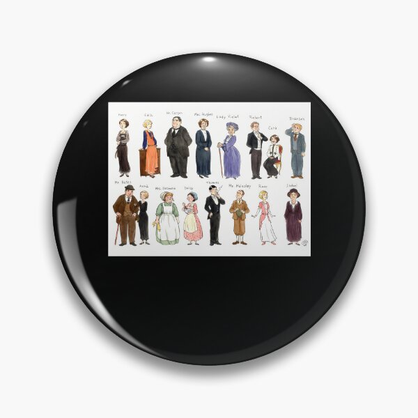 Item preview, Downton Abbey Character Portraits Crawley Family Staff designed and sold by kryza-design.