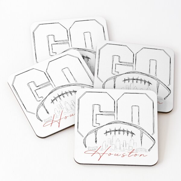 Item preview, GO Houston Football City Skyline Graphic  designed and sold by SariahSteng.