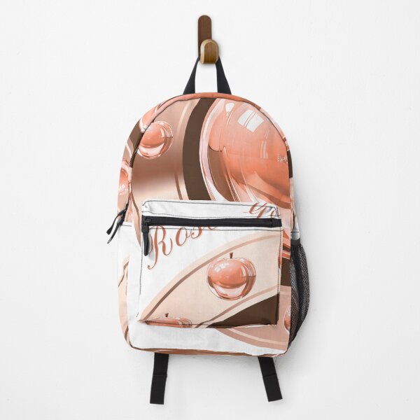 Item preview, Rose Gold Luxury 3D Chrome Apple Chic Badge designed and sold by MinimalAurashop.