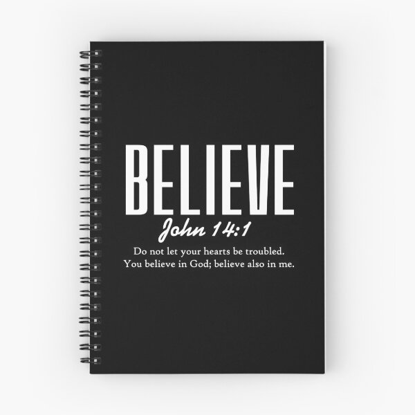 Item preview, Believe John 14:1 Typography designed and sold by GodQuote.