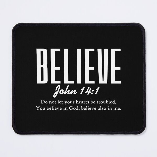 Item preview, Believe John 14:1 Typography designed and sold by GodQuote.
