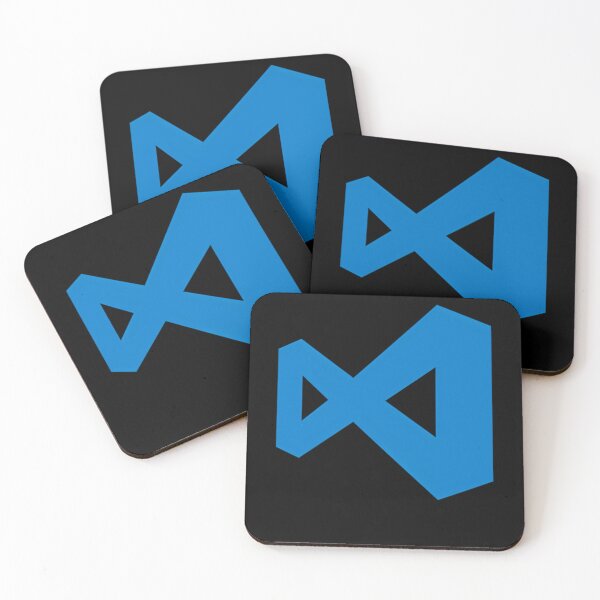 Item preview, VS Code Blue Icon Software Developer Programming Tool designed and sold by kryza-design.