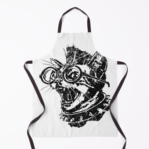 Item preview, Punk Rock Spooky Black Cat Lover Scary Halloween Costume T-Shirt designed and sold by Cafe18.