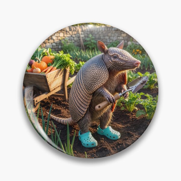 Item preview, Armadillo Gardener Knows His Way Around a Trowel designed and sold by Tridentulus.