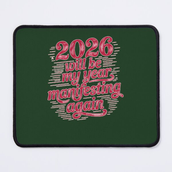 Item preview, 2026 Will Be My Year Manifesting Again Retro Typography 516 designed and sold by BRBDesignsCo.