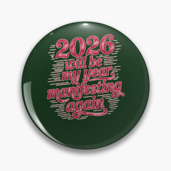 Item preview, 2026 Will Be My Year Manifesting Again Retro Typography 516 designed and sold by BRBDesignsCo.
