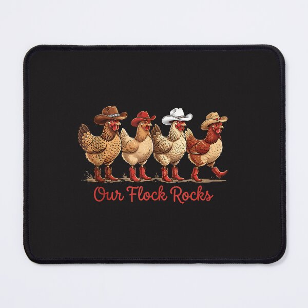 Item preview, Our Flock Rocks Cowboy Boots Western Chickens Family Matching Graphic designed and sold by kiralynstration.