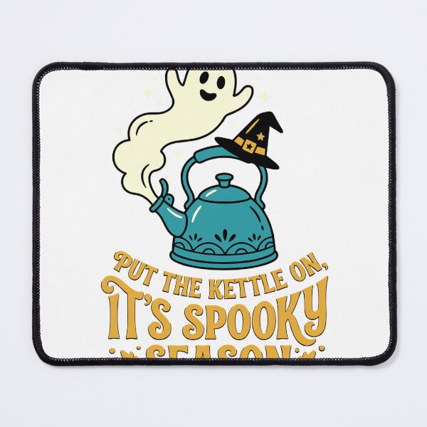 Item preview, Put The Kettle On Its Spooky Season Halloween Tea Lover Long Sleeve T-Shirt designed and sold by JJLetterDesigns.