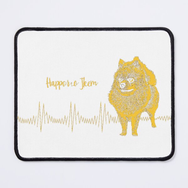 Item preview, Pomeranian Heartbeat Line Art Dog designed and sold by lht6474.
