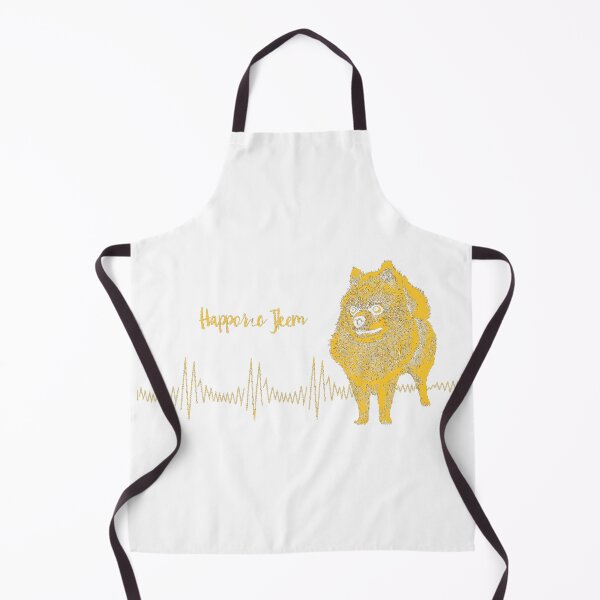 Item preview, Pomeranian Heartbeat Line Art Dog designed and sold by lht6474.