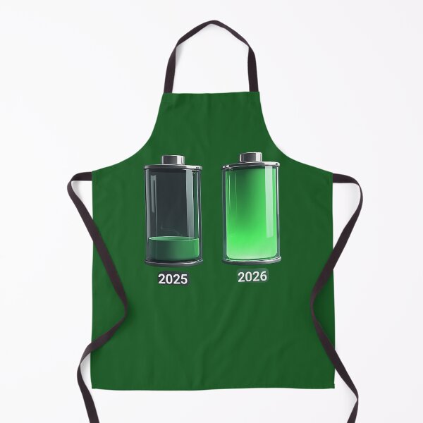 Item preview, A Battery Icon That Is Almost Empty Labeled 2025 Next To A Fully Charged Battery Labeled 2026. 161 designed and sold by BRBDesignsCo.
