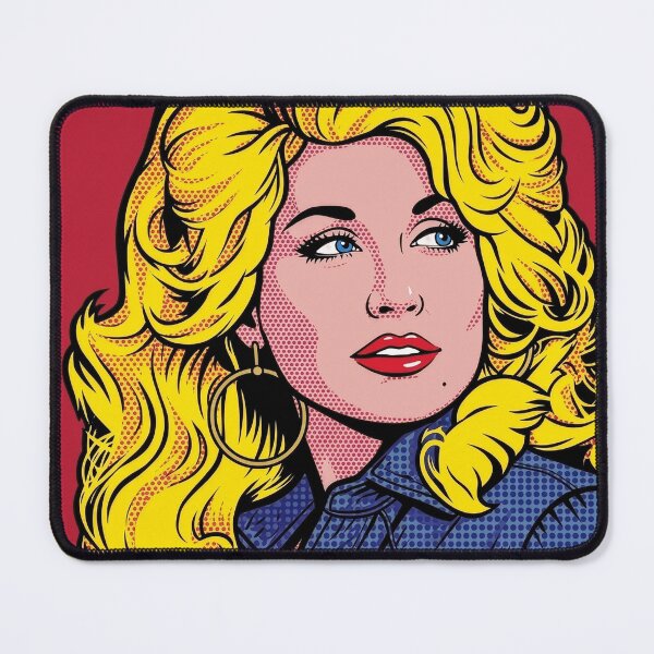 Item preview, Dolly Parton Pop Art Retro Comic Halftone Design designed and sold by Terry Bain.