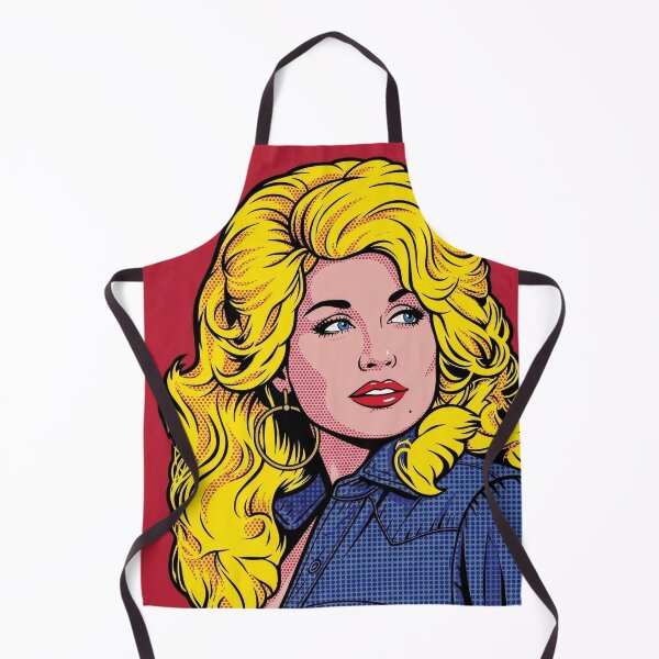 Item preview, Dolly Parton Pop Art Retro Comic Halftone Design designed and sold by Terry Bain.
