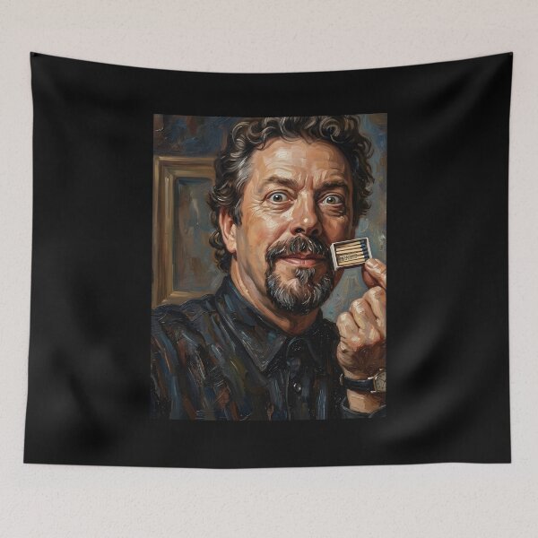 Item preview, Pintura al óleo de Tim Curry designed and sold by maretsad.