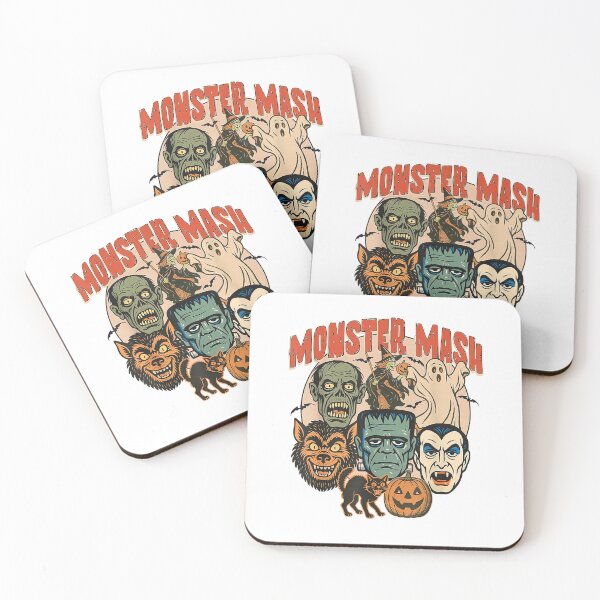 Item preview, Retro Funny Monster Mash Ghost Witchy Vampire Halloween T-Shirt designed and sold by Cafe18.