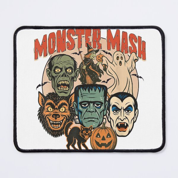 Item preview, Retro Funny Monster Mash Ghost Witchy Vampire Halloween T-Shirt designed and sold by Cafe18.