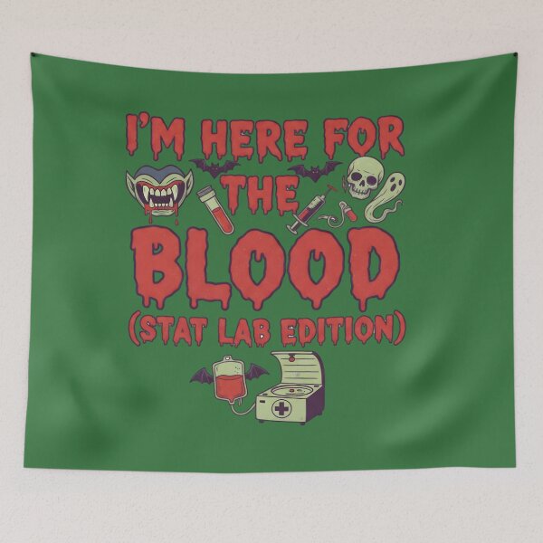 Item preview, Stat Lab Phlebotomist Blood Halloween Graphic designed and sold by Exquisite Design Studio „Paculówka”.