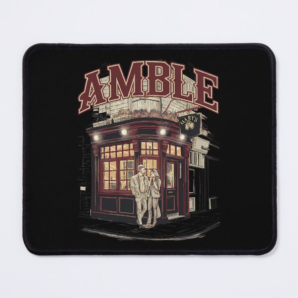 Item preview, Couple Standing Outside Illuminated Pub designed and sold by AshFlash.