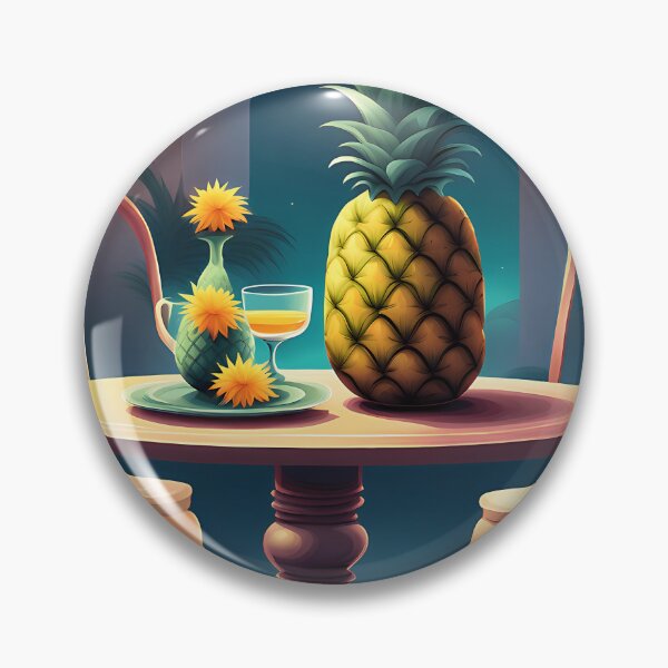 Item preview, Tropical Delight: Embracing the Sweetness of Pineapple designed and sold by GrimMeadows.
