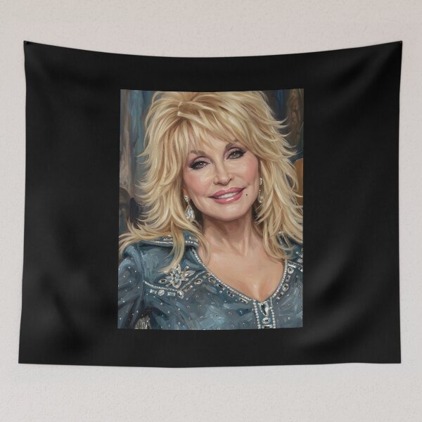 Item preview, Dolly Parton Oil Painting designed and sold by maretsad.